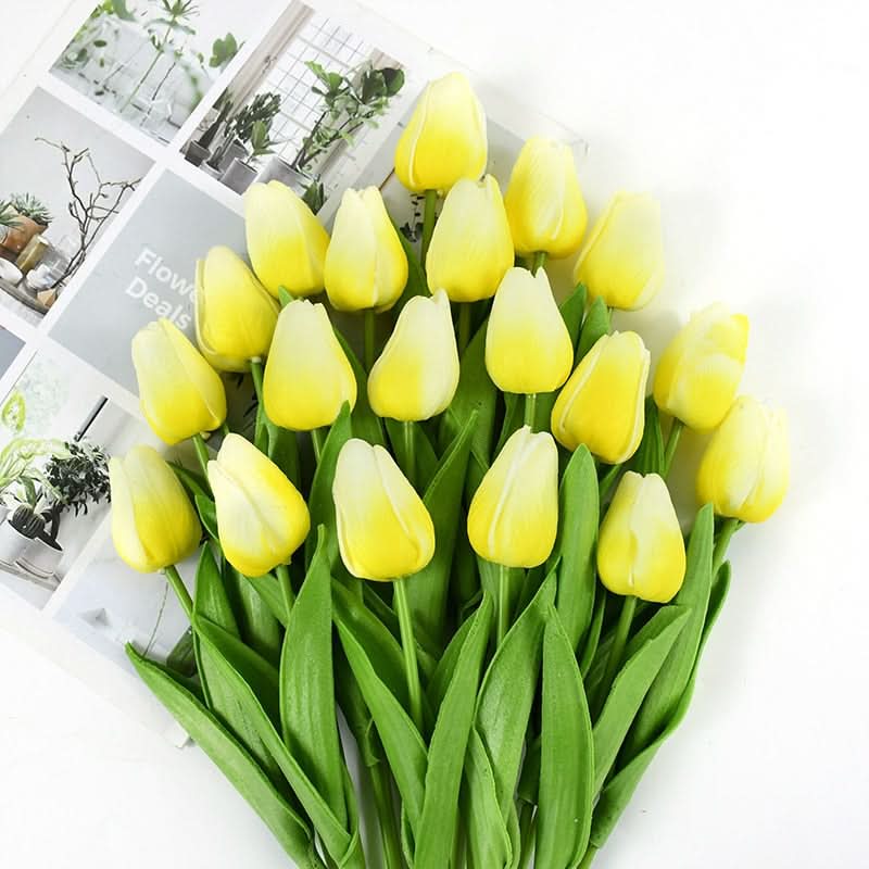 Beautiful Fake Tulip Flowers Arrangement