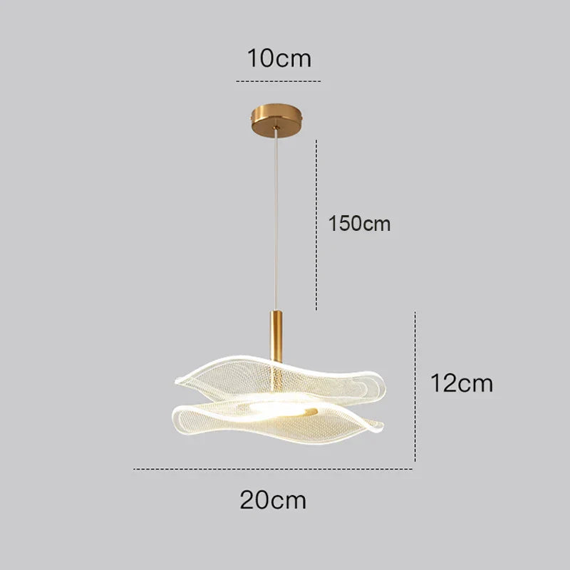 Modern LED Hanging Light Fixture Pendant Lamp - Cofik