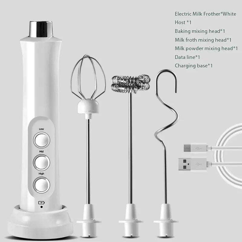 Portable Electric Milk Frother Coffee Mixer - Cofik