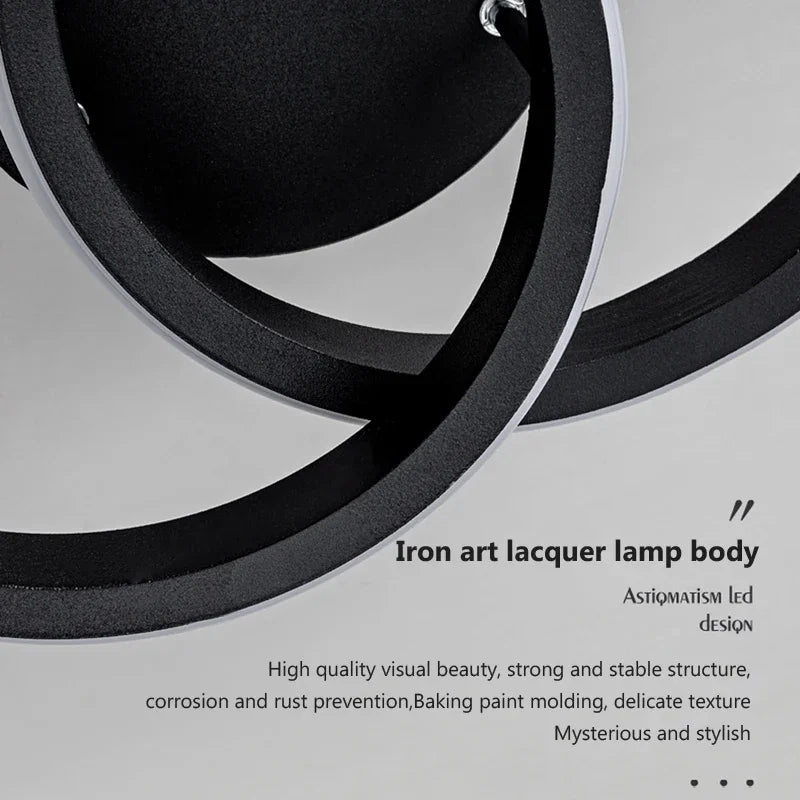 Bright LED Ceiling Lamp - Adjustable Indoor Light Fixtures