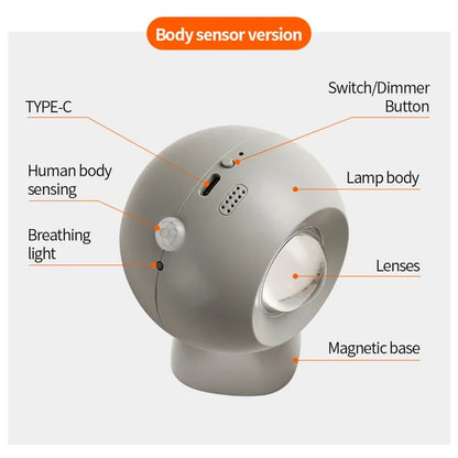 Compact LED Adjustable Wall Light