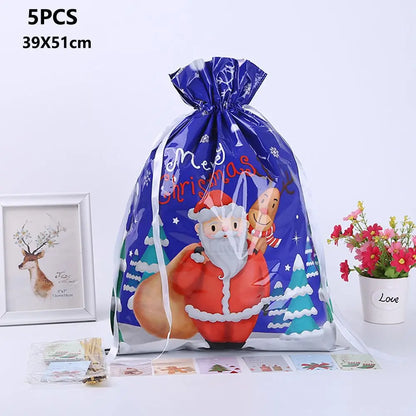 Reusable Cloth Gift Bags 5 Pack