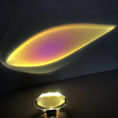 Colorful Glass Desk Table Lamp