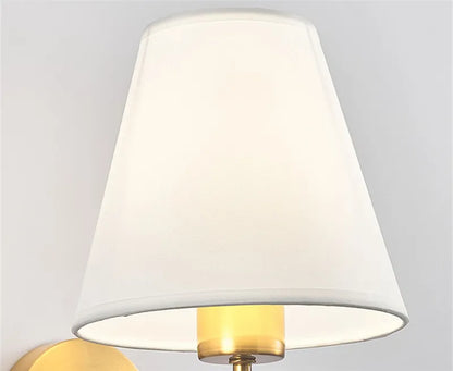 Country Style Textile Wall Light