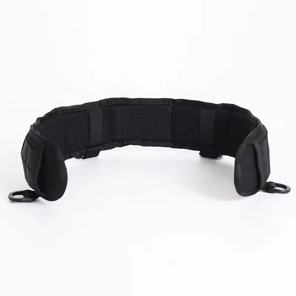 Durable Outdoor Quick Release Web Belt with Silver Buckle