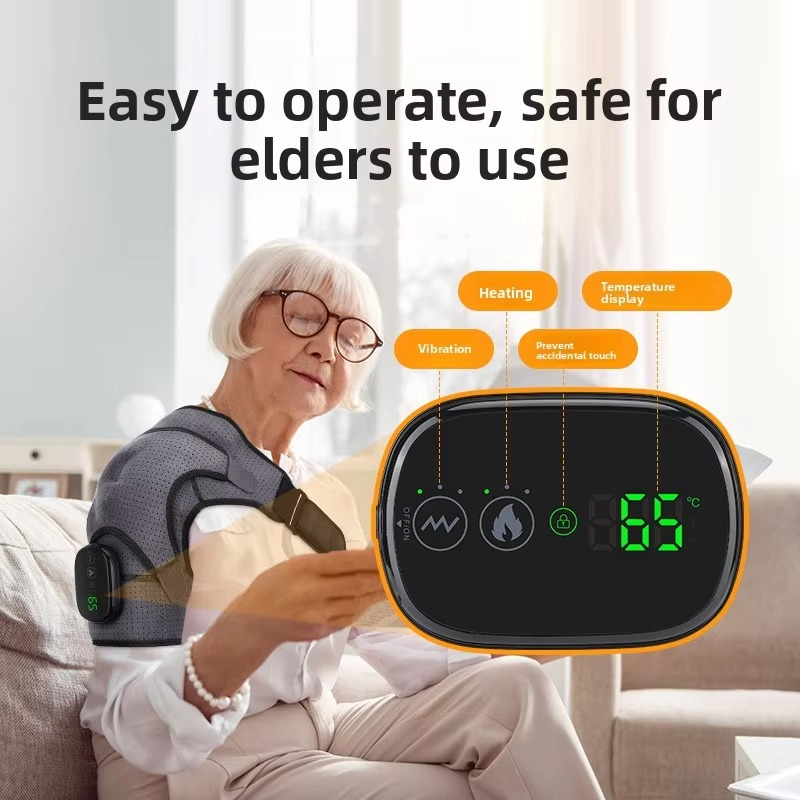 Warm Therapeutic Shoulder Massager for Pain Relief