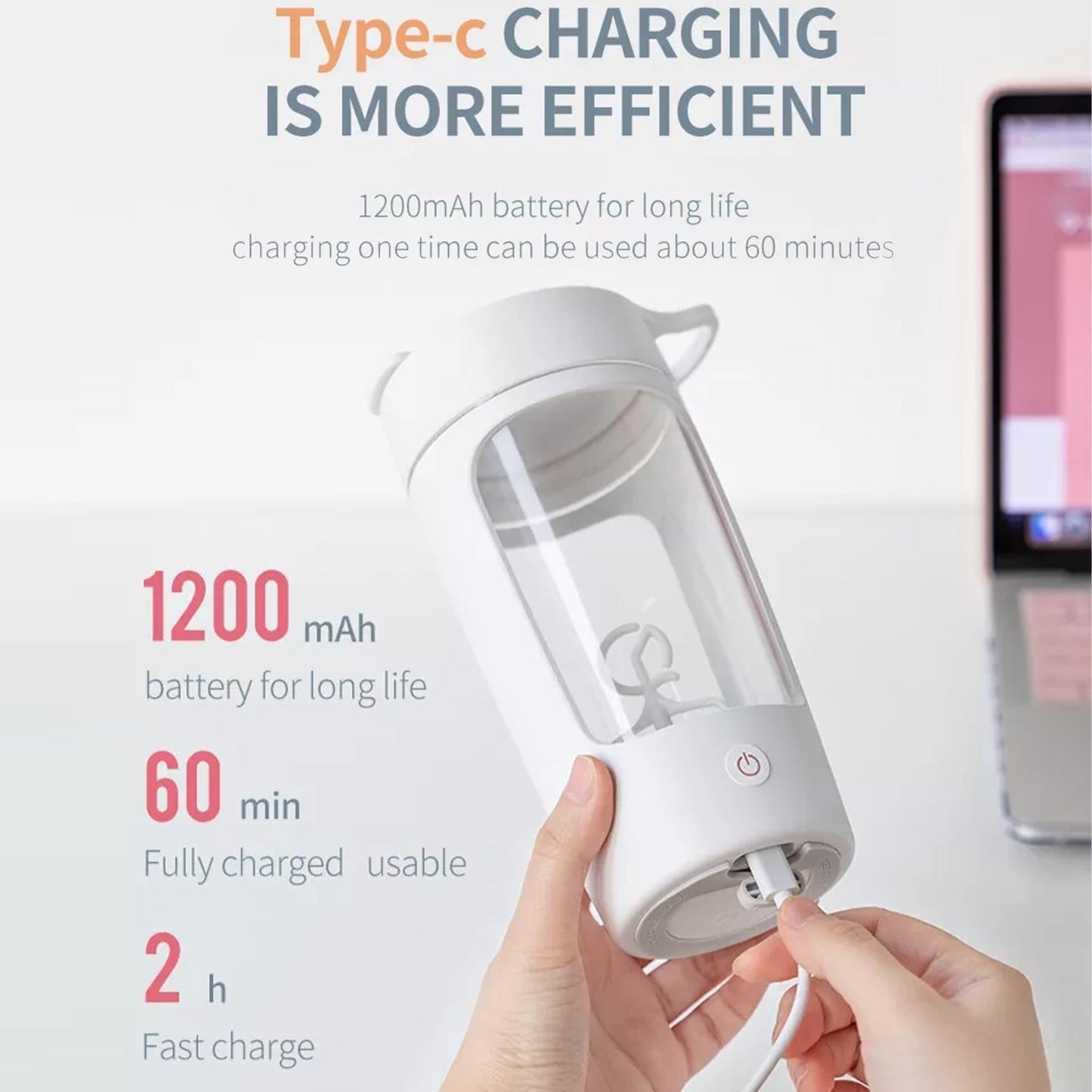 Powerful Electric Protein Mixer Blender
