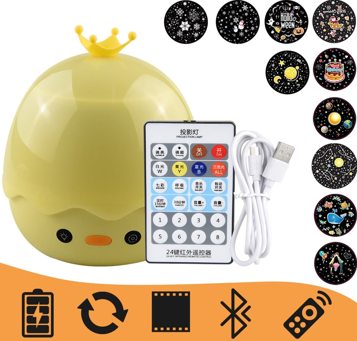 Cosmic Night Light Projector for Bedtime Relaxation