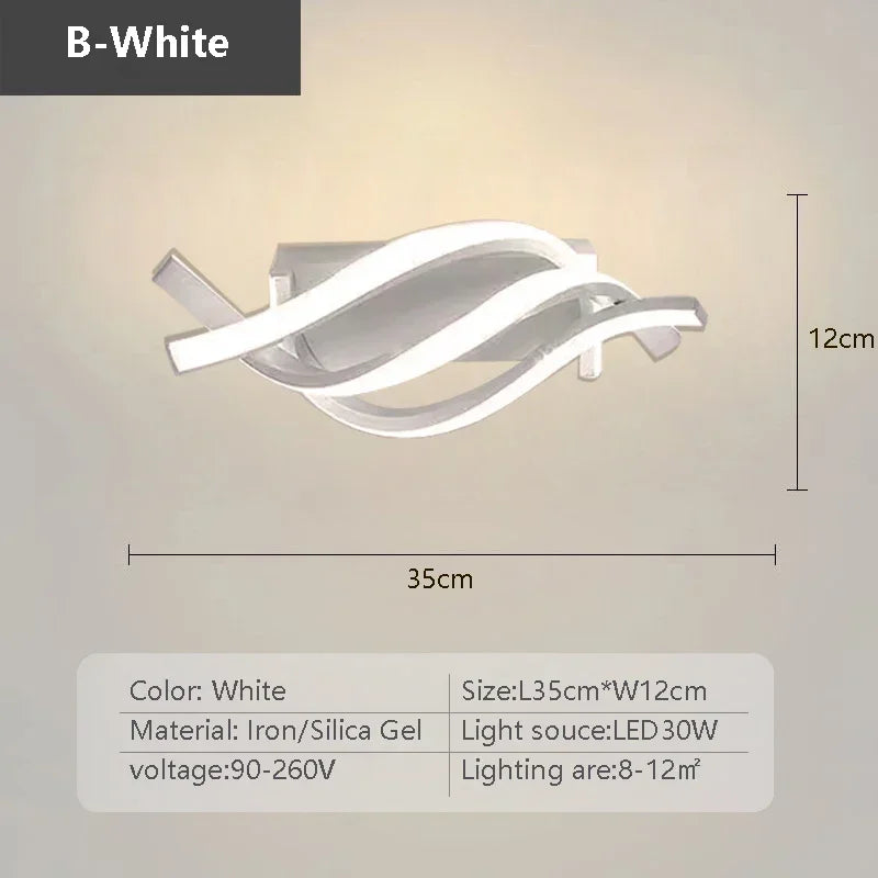 Simple LED Ceiling Lamp - Sleek Linear Light Fixture