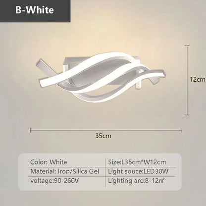 Simple LED Ceiling Lamp - Sleek Linear Light Fixture