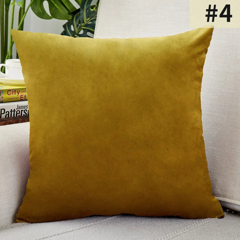 Soft Plush Pillow Cover for Home Decor