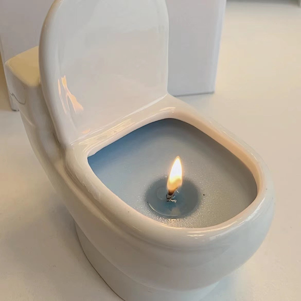 Humorous Bathroom Essential Oil Candle