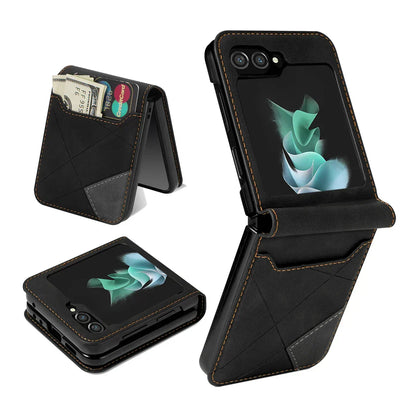 Premium Leather Phone Case for Samsung Galaxy Z Flip