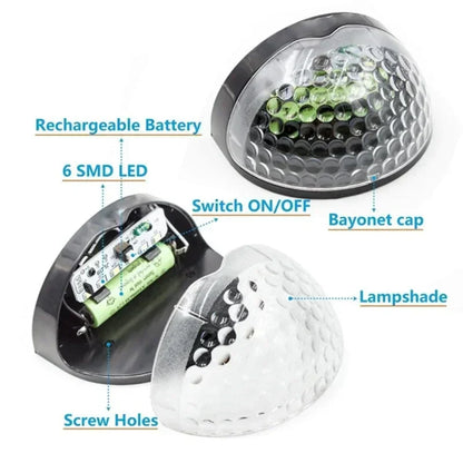 Durable Solar Powered Garden Wall Light