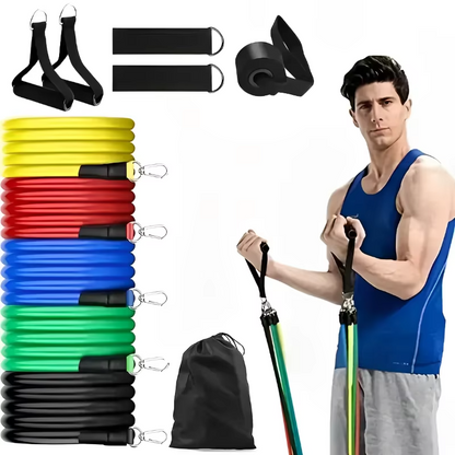 Premium Resistance Band Exercise Kit with Handles and Straps - Cofik