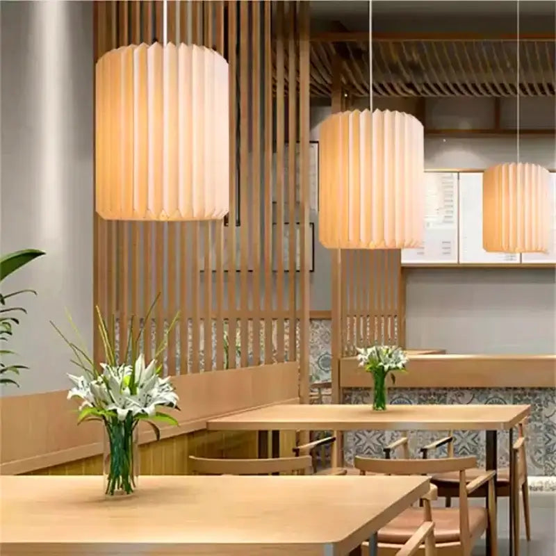 Beautiful Folded Paper Hanging Lamp