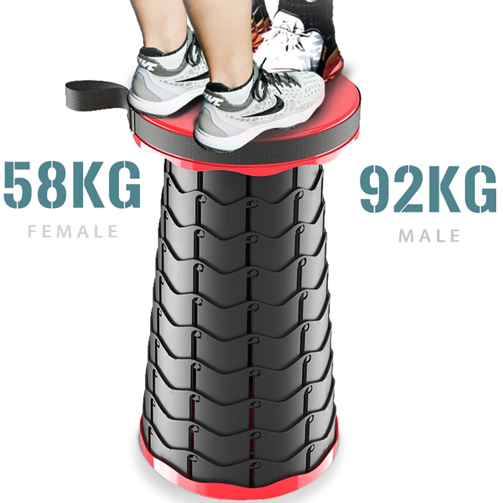 Portable Folding Stool for Crutches