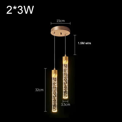 Luxurious Crystal Droplet Chandelier