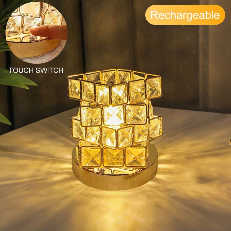 Sparkling Glass Table Mood Lamp - Cofik