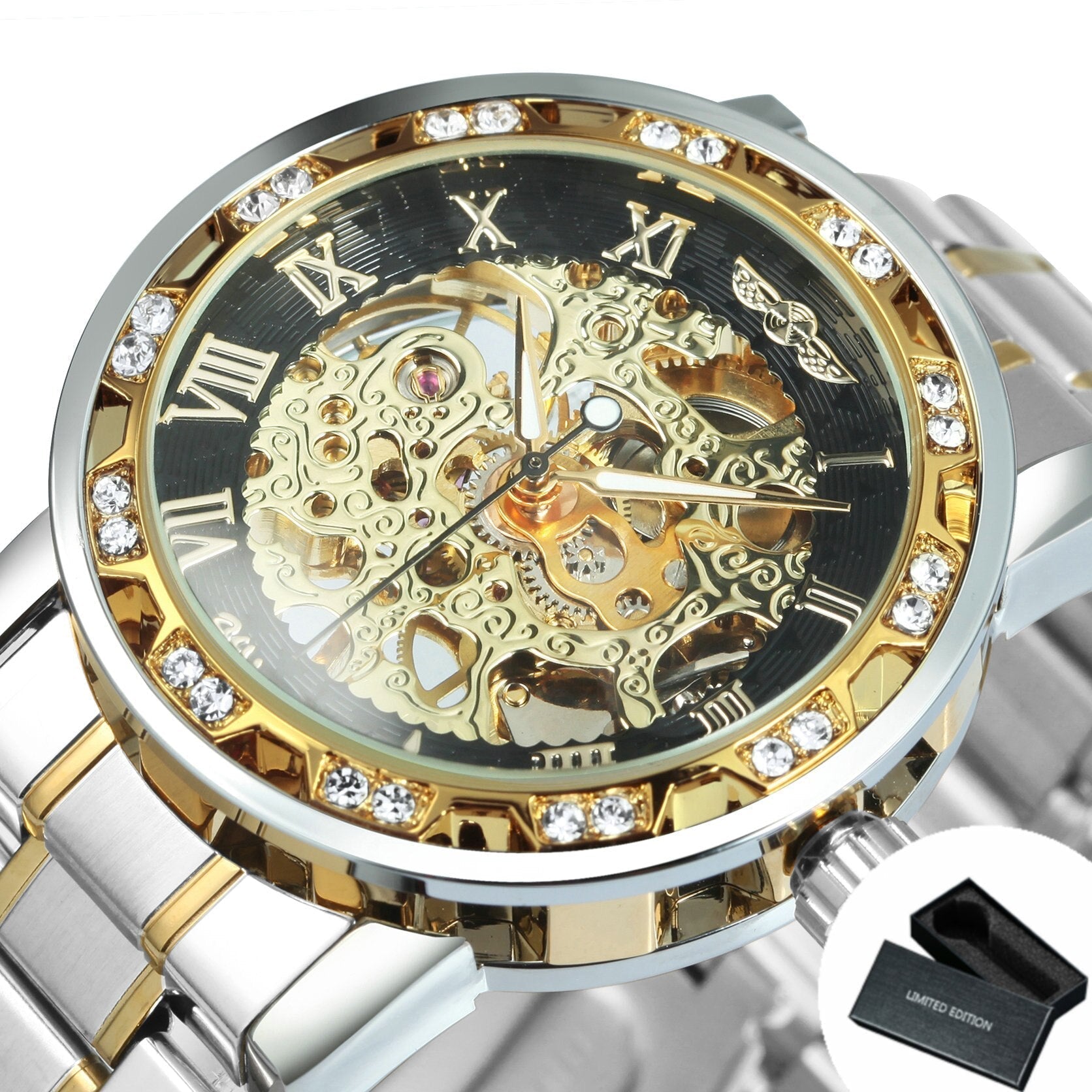 Stylish Mechanical Skeleton Men's Watch - Cofik