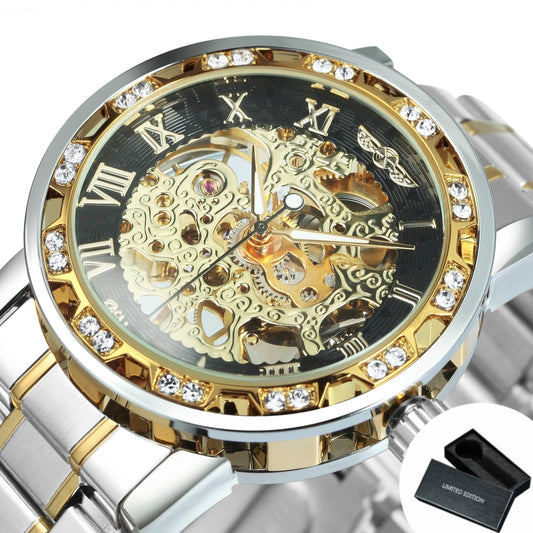Stylish Mechanical Skeleton Men's Watch - Cofik