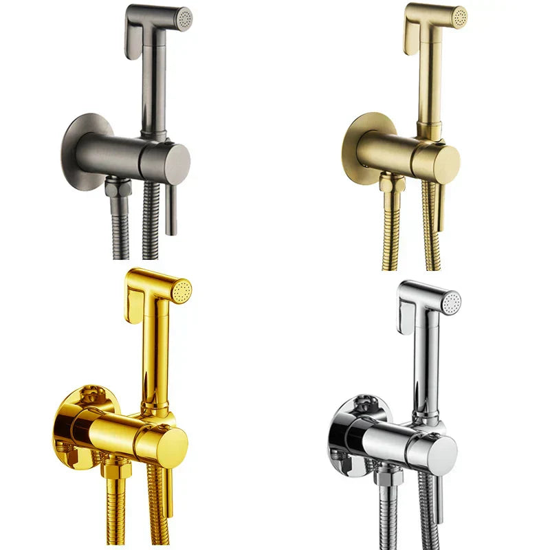Hygienic Wall Mount Bidet Shower Faucet Kit