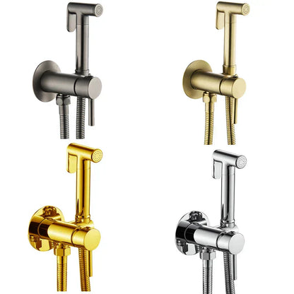Hygienic Wall Mount Bidet Shower Faucet Kit