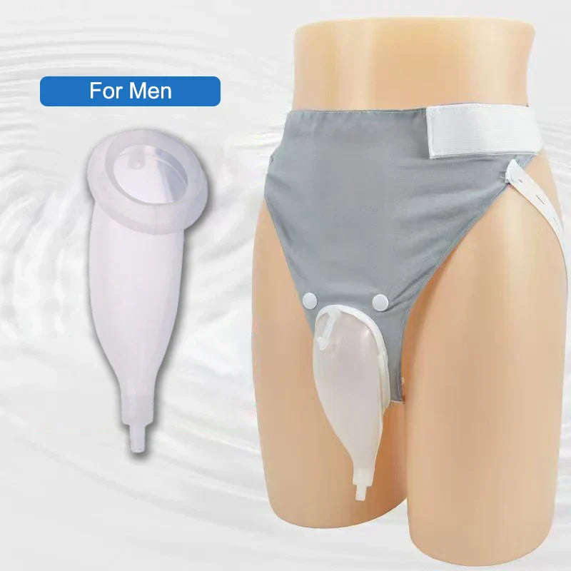 Adult Urine Collector Kit with Silicone Catheter Bag - Cofik