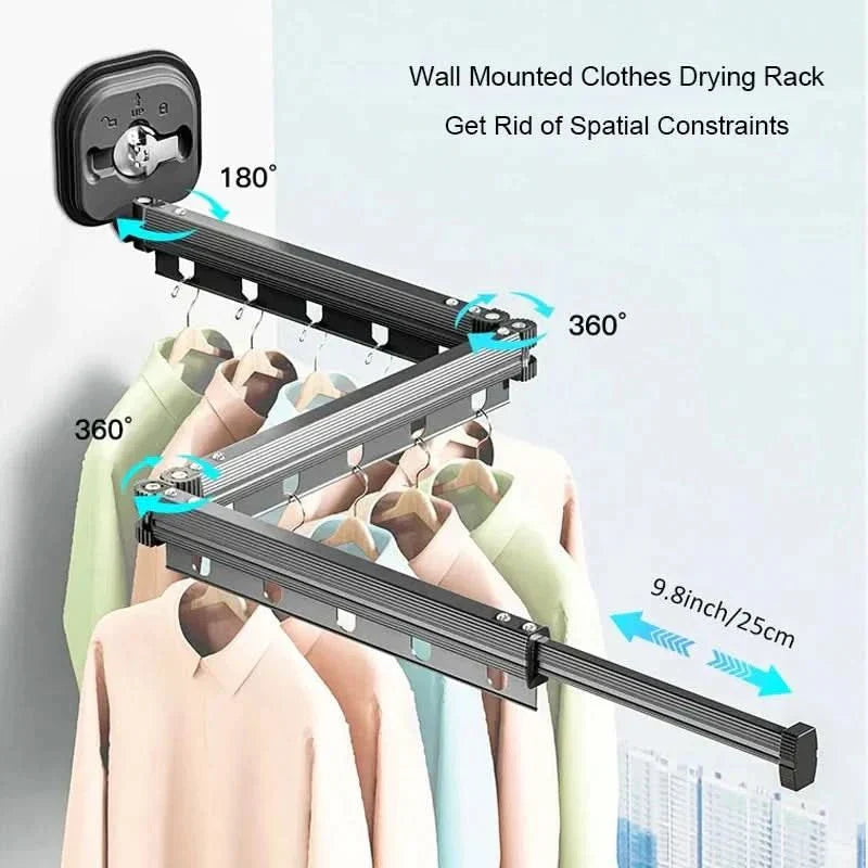 Compact Wall Mount Dryer - Foldable Space Saver - Cofik