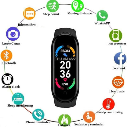 Smart Bluetooth Fitness Watch Tracker