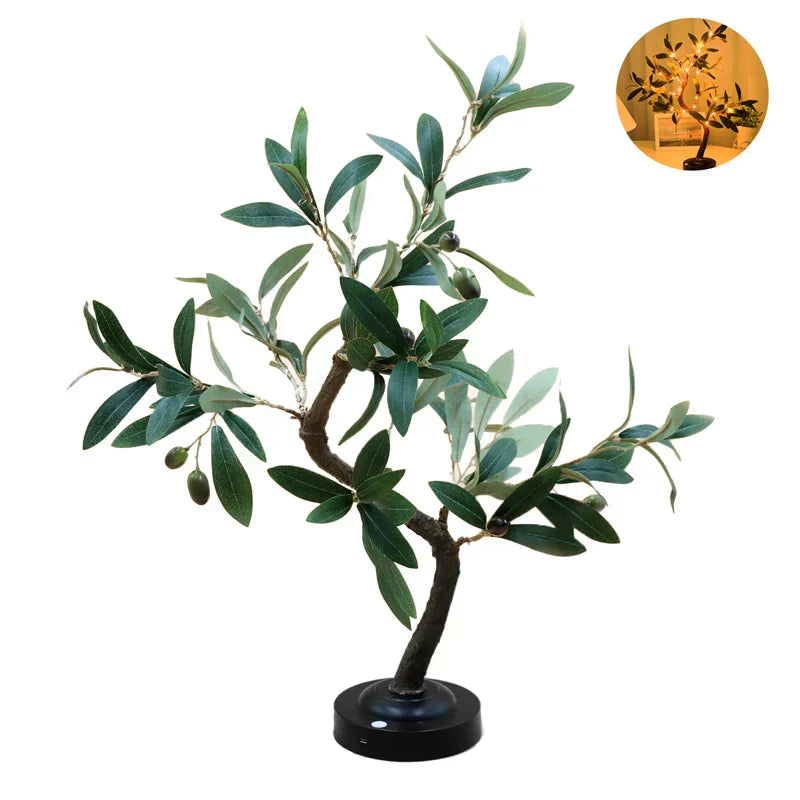 Portable Table Tree Lamp with Detachable Base