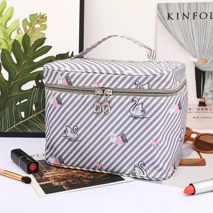 Stylish Animal Print Travel Makeup Bag