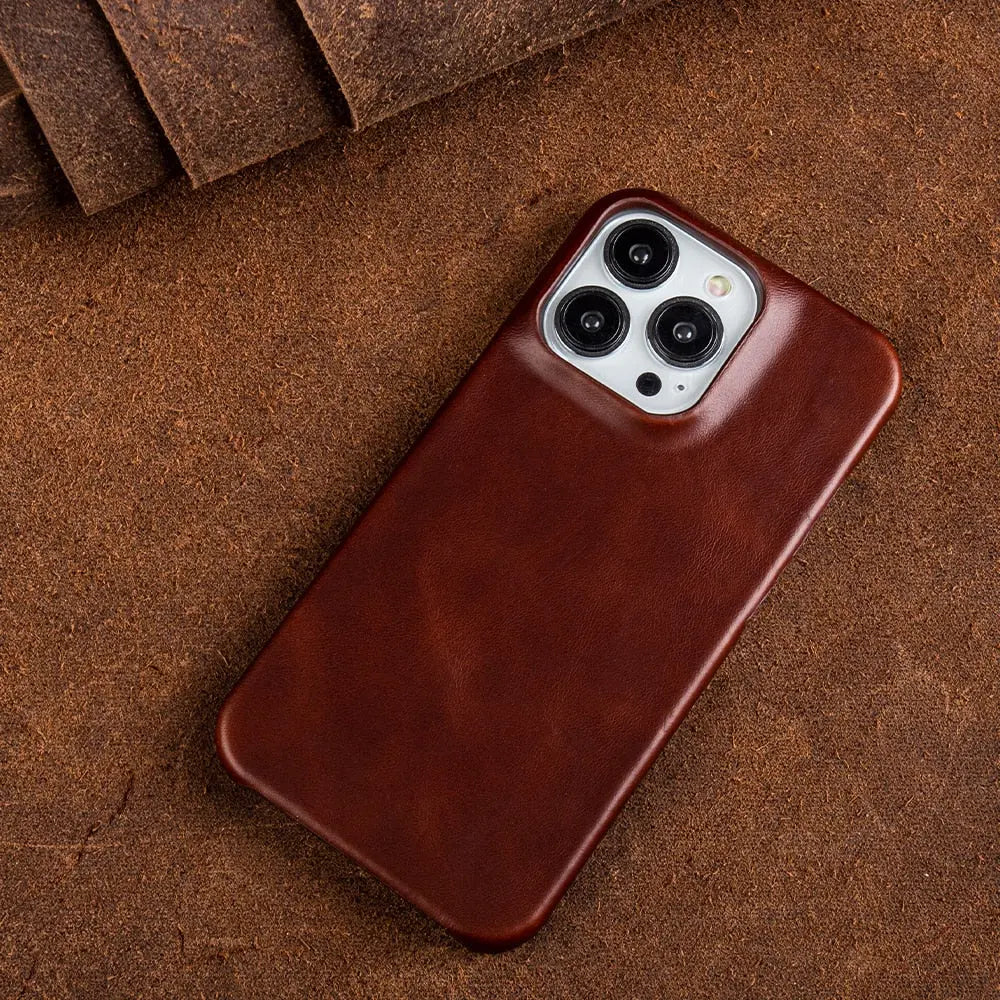 Premium Leather iPhone Case