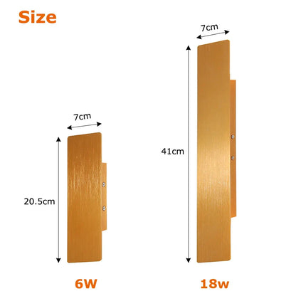 Contemporary Slim LED Bedside Lamp