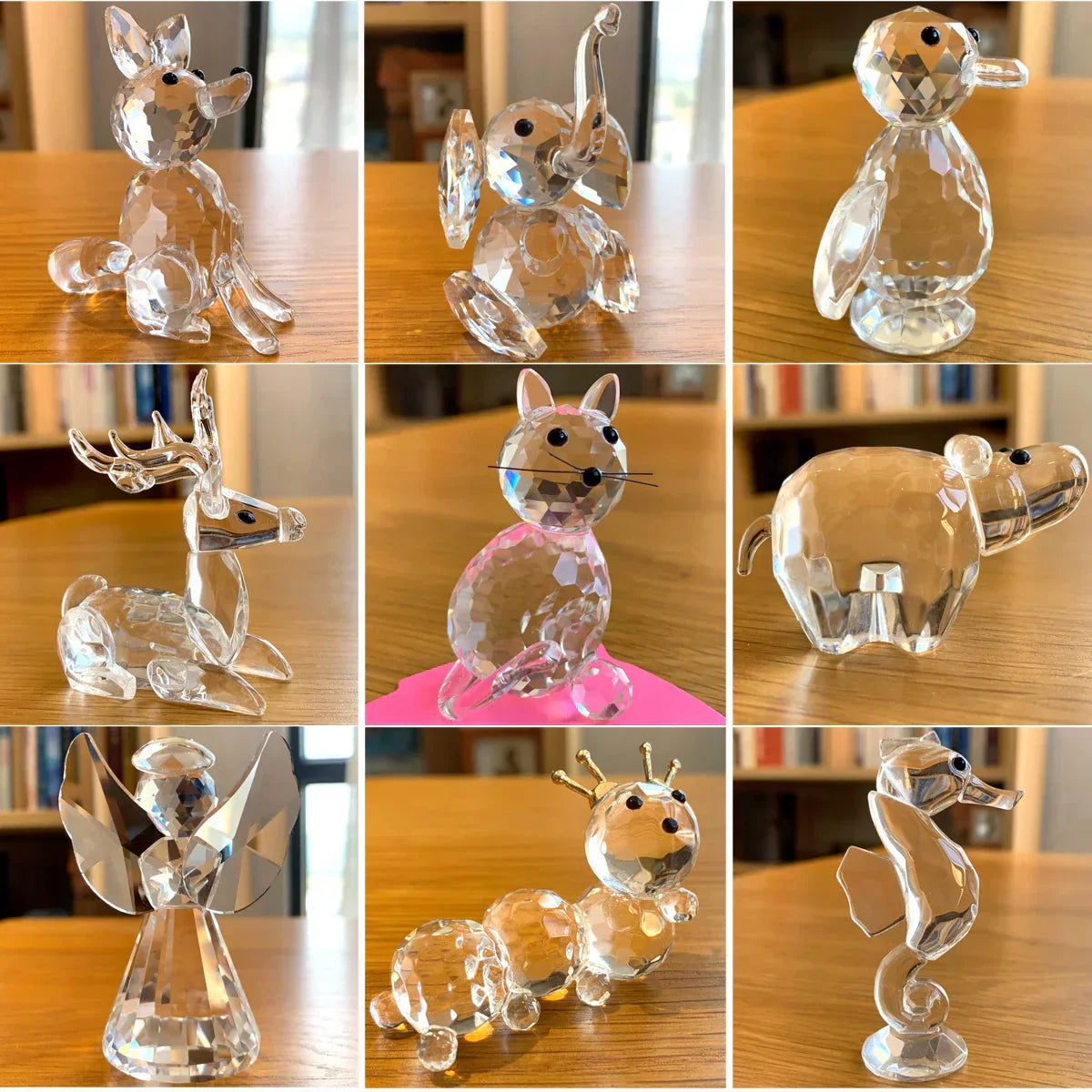 Adorable Animal Crystal Figurines