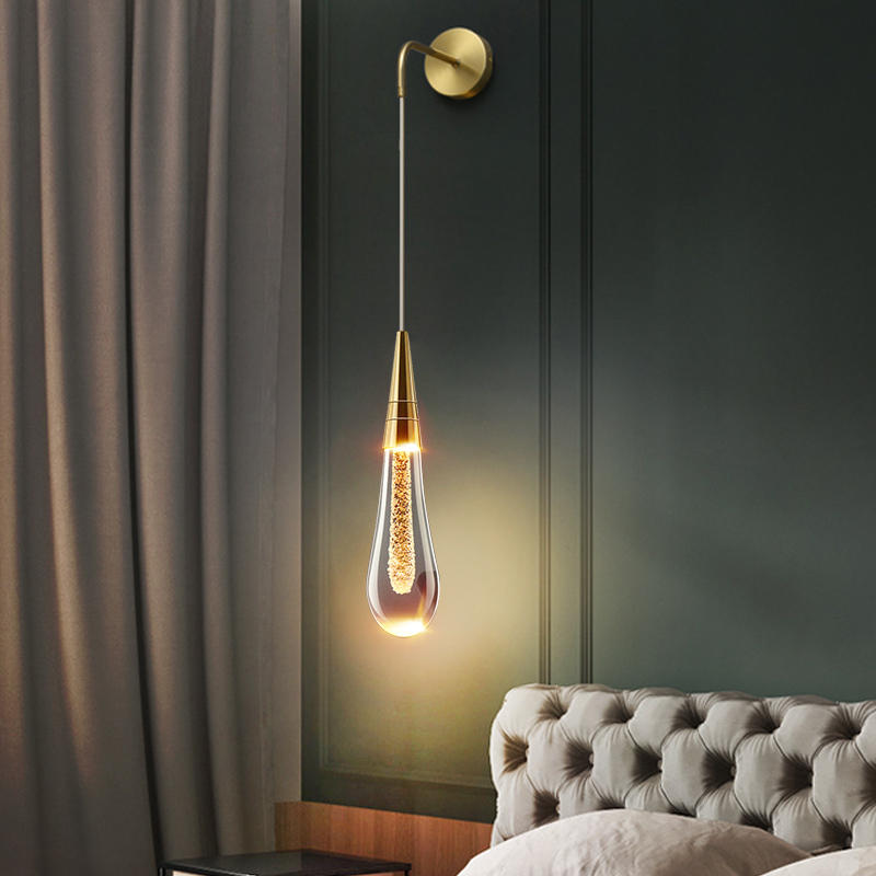 Elegant Glass Panel Wall Lamp - Cofik