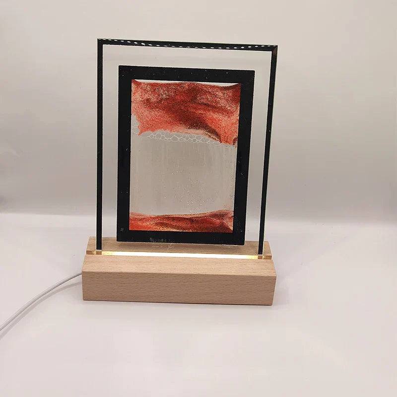 Colorful LED Moving Sand Table Lamp