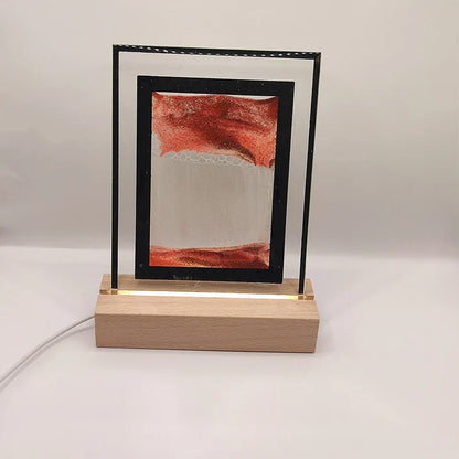 Colorful LED Moving Sand Table Lamp