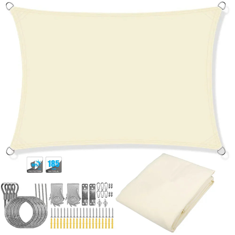 Outdoor Waterproof Sun Shade Sail with UV Resistance