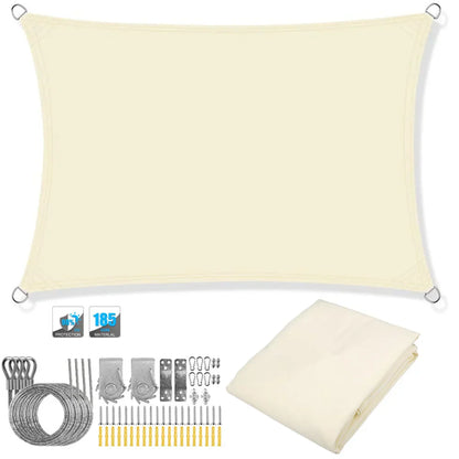 Outdoor Waterproof Sun Shade Sail with UV Resistance