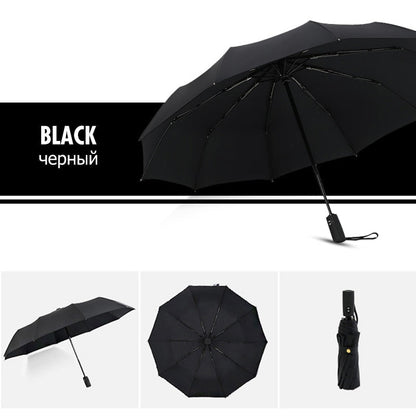 Waterproof Storm Umbrella with Auto Close