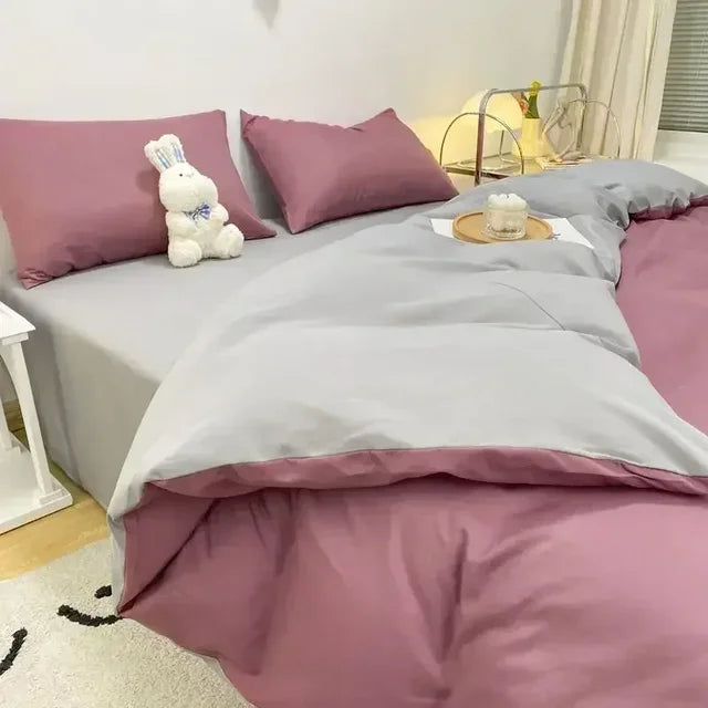Cozy Reversible Bed Sheet Set for Ultimate Sleeping Comfort