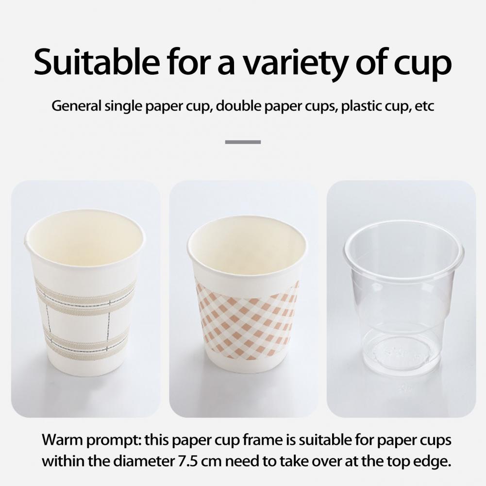 Space-Saving Automatic Paper Cup Holder