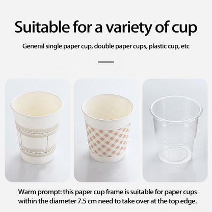 Space-Saving Automatic Paper Cup Holder