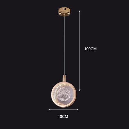Elegant Glass Drop Pendant Light