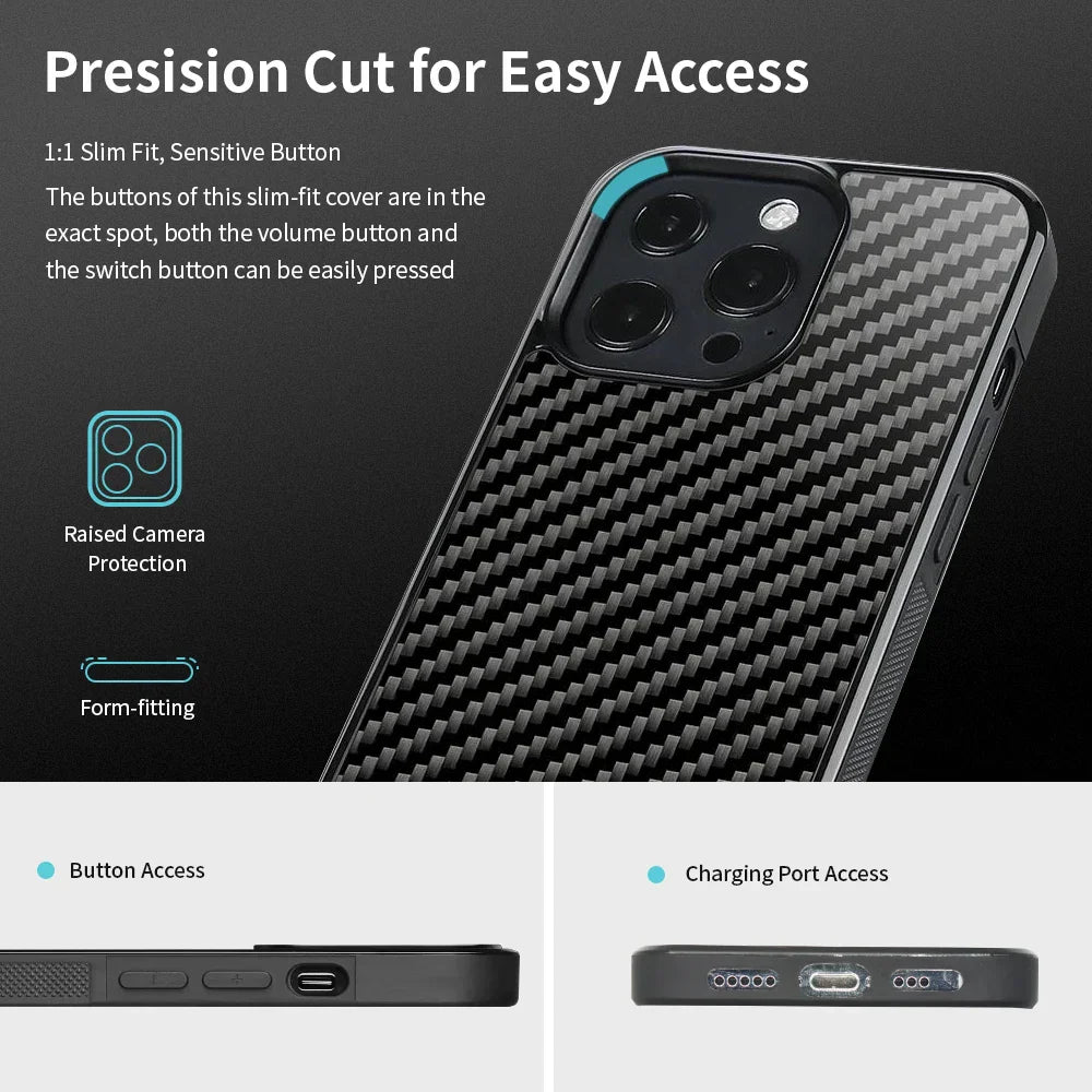 Durable Carbon iPhone Protective Phone Case