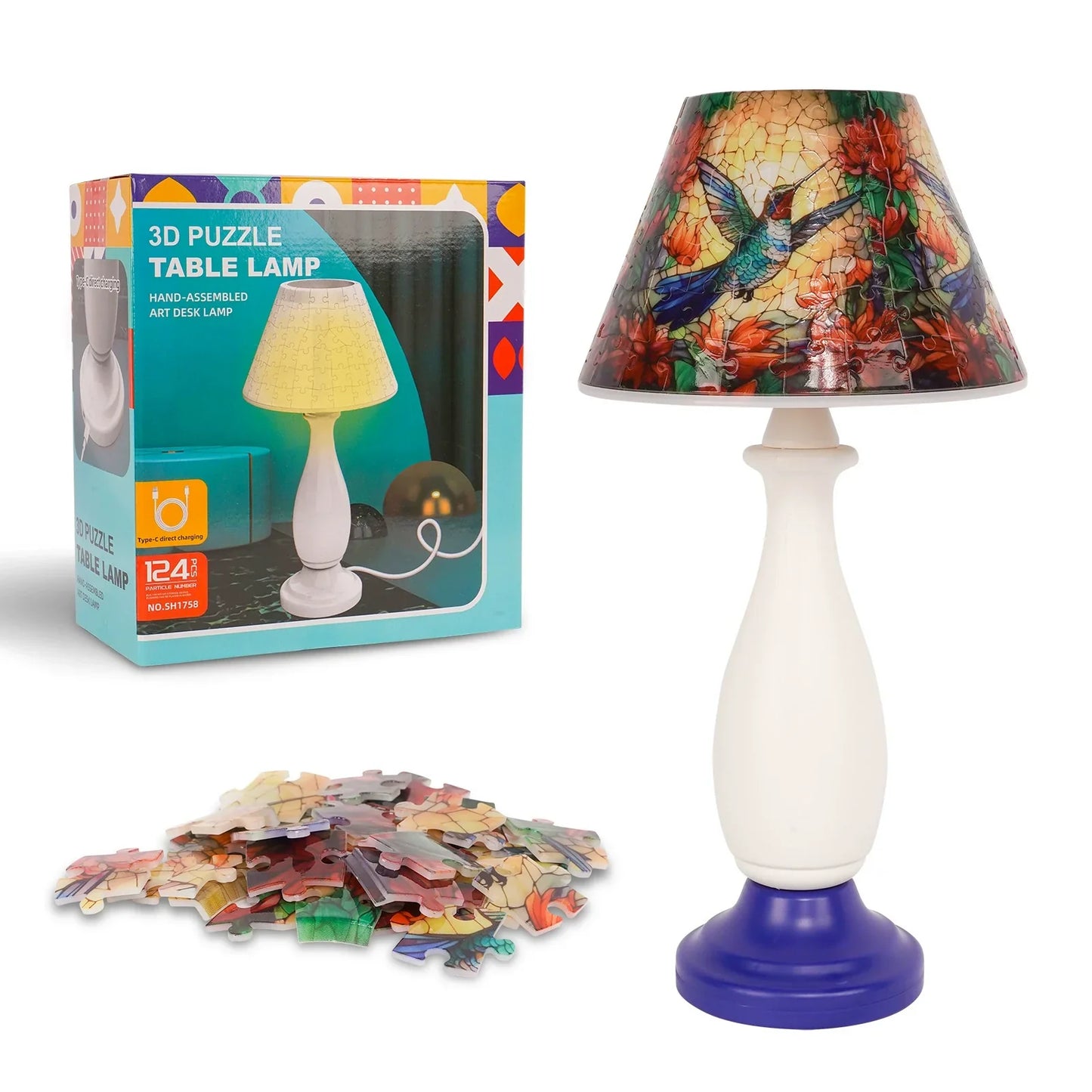 Classic Dimmable Bedside Table Lamp