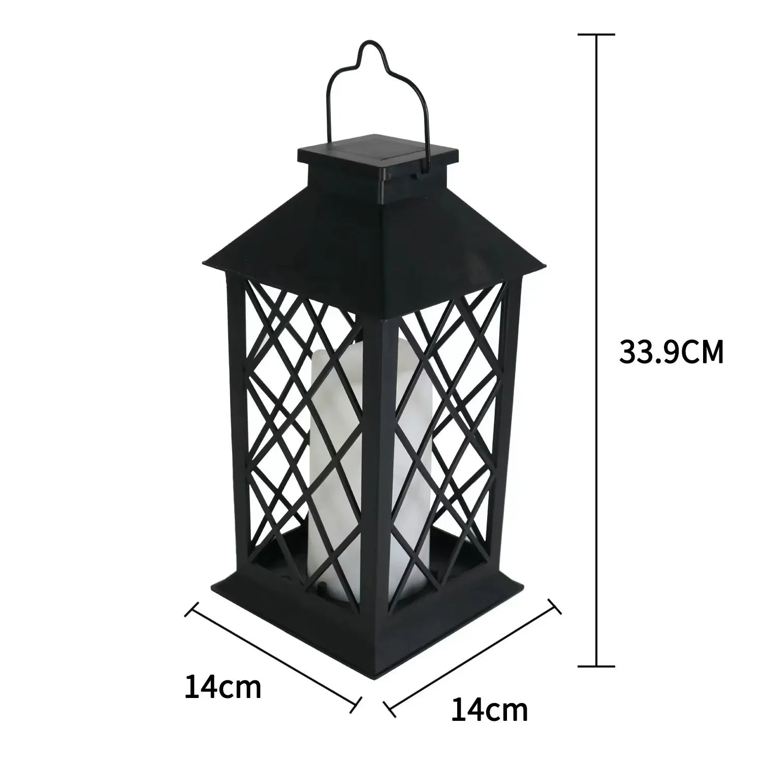 Rustic Garden Solar Powered Lantern - Cofik