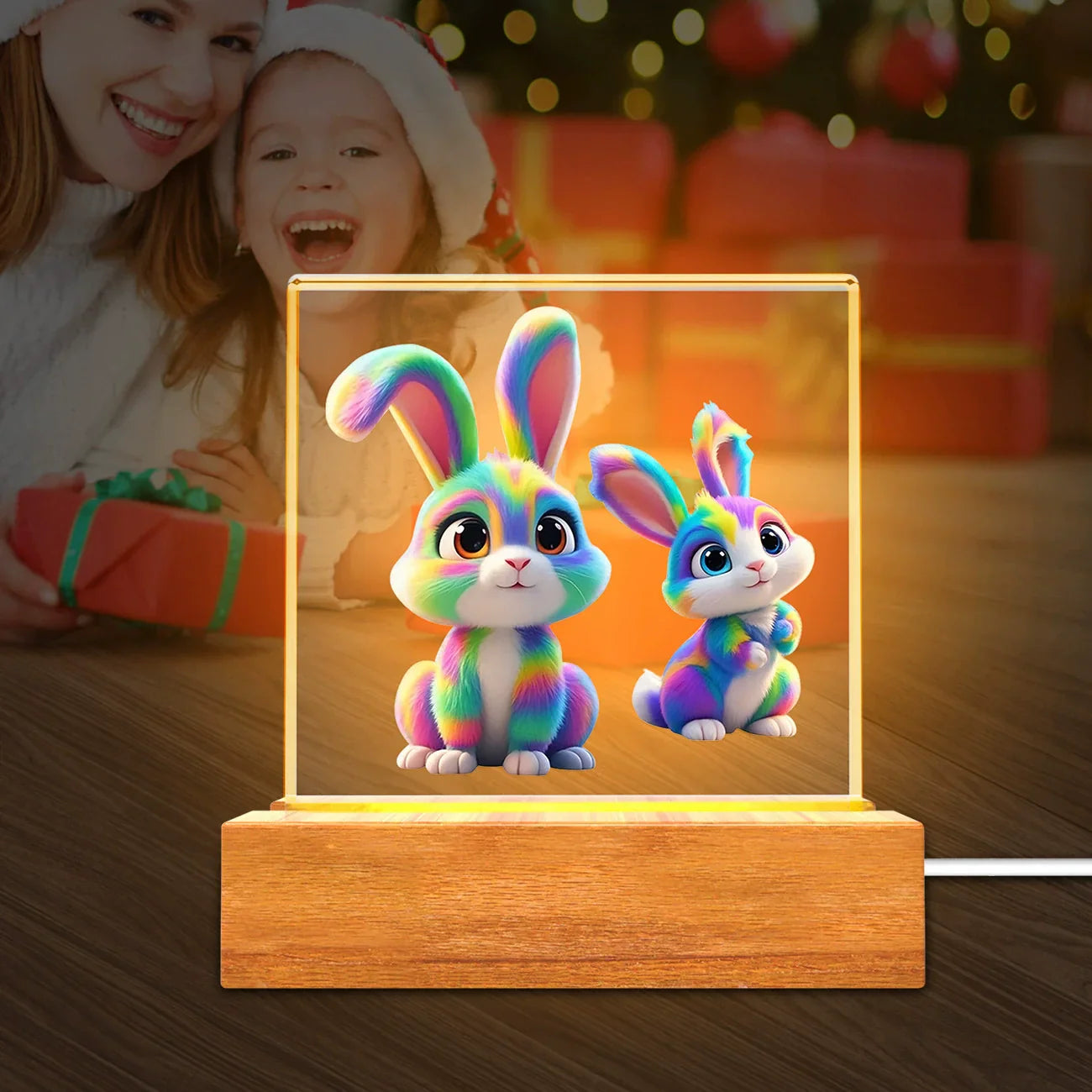 Colorful LED Kids Night Lamp Fun USB Desk Light - Cofik