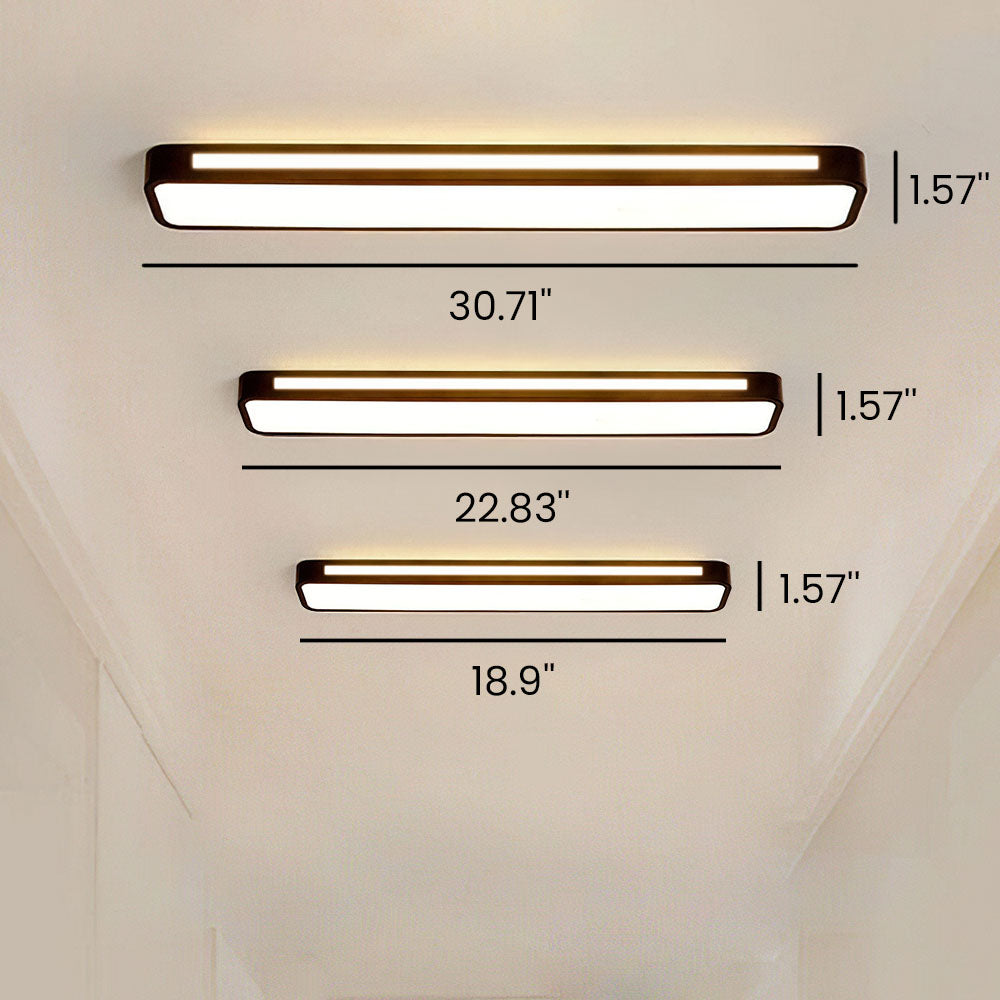 Slim LED Iron Ceiling Light Fixture